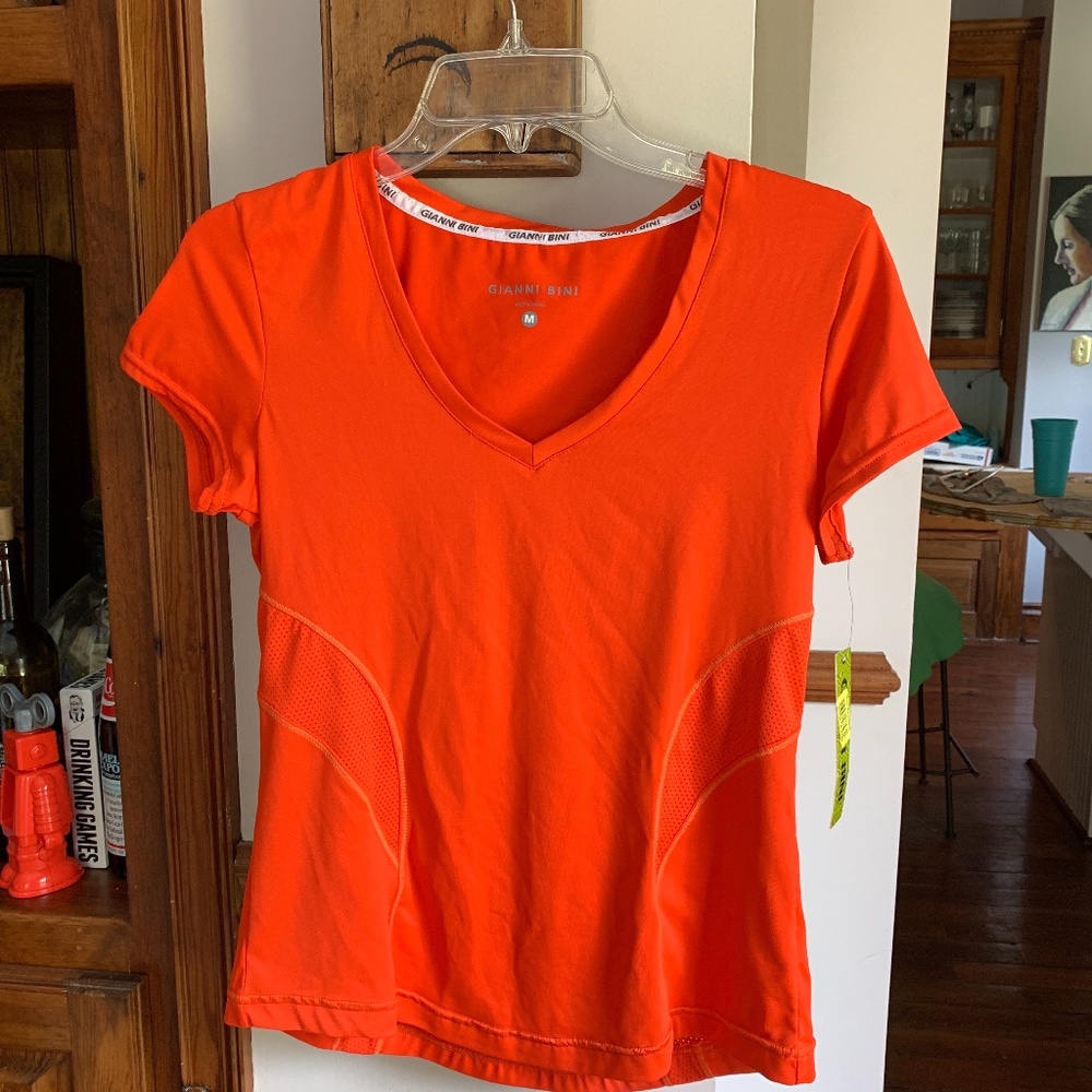 Gianni bindi victory‎ v neck workout tank. NWT. Retail 39